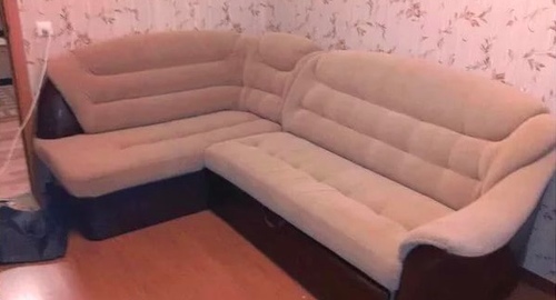 Перетяжка углового дивана. Прокопьевск